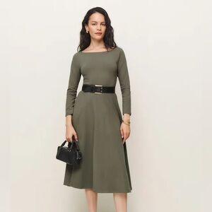 Reformation Wiley knit cotton dress